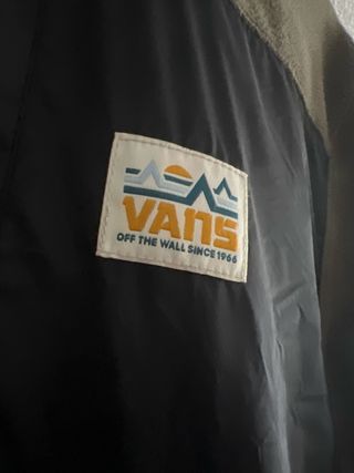 Chaqueta polar Vans verde talla M