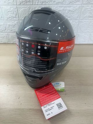 LS2 Casco de moto integral STORM II Nardo Grey S