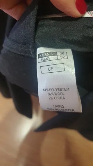 Traje de hombre negro