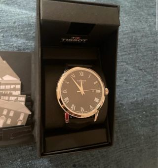 Reloj Tissot Negro y Plateado