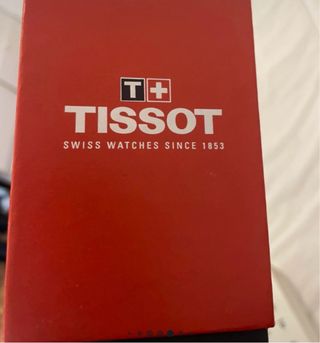 Reloj Tissot Negro y Plateado