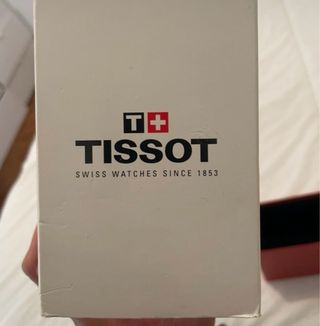 Reloj Tissot Negro y Plateado