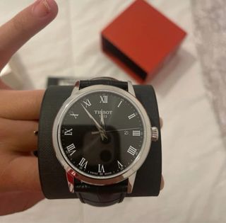 Reloj Tissot Negro y Plateado