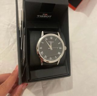 Reloj Tissot Negro y Plateado