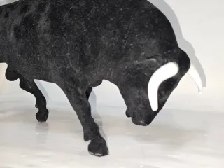 Figura Toro Lidia Aterciopelado Negro