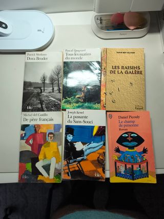 Lote 4 libros francés