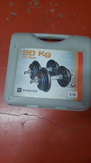 Kit Mancuernas 20kg Musculación
