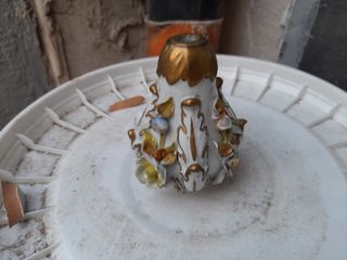 Pomolo in ceramica con fiori