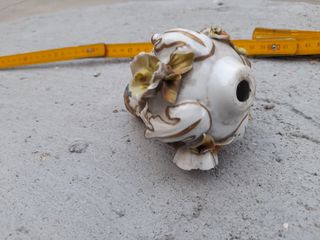 Pomolo in ceramica con fiori