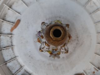 Pomolo in ceramica con fiori