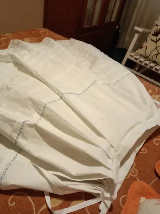 Enagua ,cancan de Baturra Tradicional Blanca