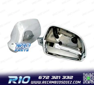 CARCASAS ESPEJOS RETROVISORES AUDI A3 8P A4 B8 A5 A6 4F CROM