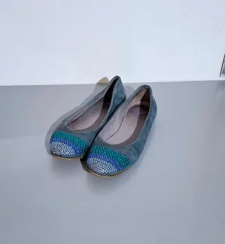 Mocassini Zeroda grigio multicolor