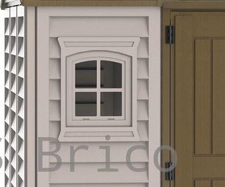 Caseta PVC Apex 249x326x234 cm - Duramax