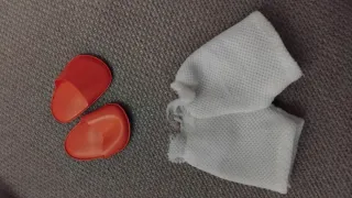 Zapatillas de estar por casa naranjas