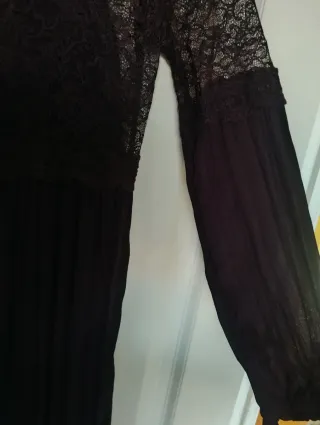 Vestido Mango Morado Talla M