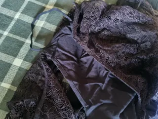 Vestido Mango Morado Talla M