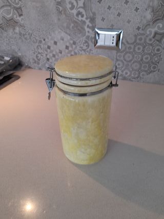 Barattolo ceramica con coperchio