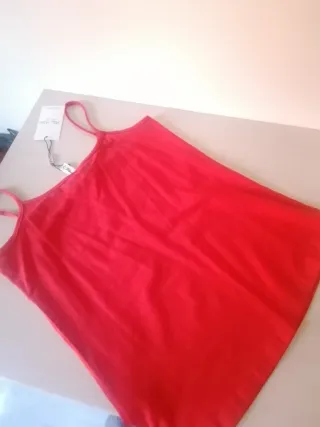 Top Pilar Prieto Rojo Talla M
