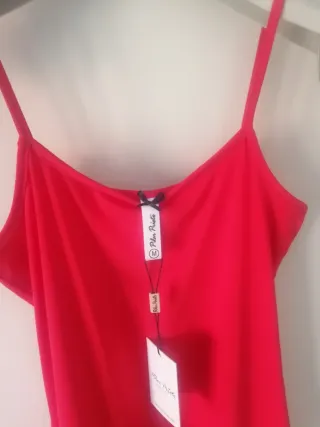Top Pilar Prieto Rojo Talla M