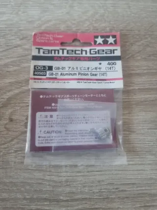 Tamiya TamTech Gear GB-01 Aluminum Pinion Gear