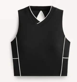 Conjunto Oysho Top y Leggings Negro