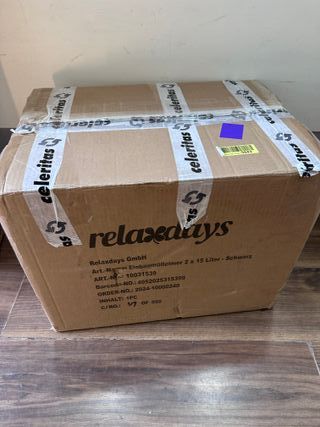 Cubo de basura extraible Relaxdays