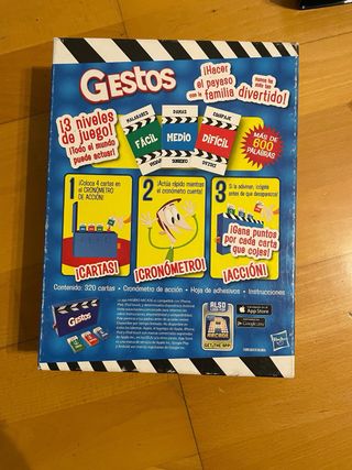 Juego de mesa Gestos