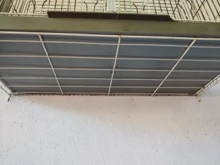 Jaula doble para pájaros