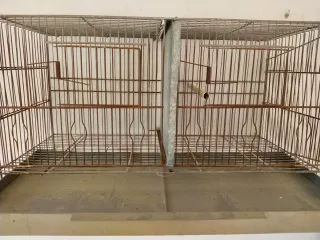 Jaula doble para pájaros