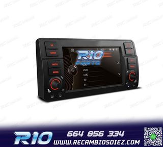 RADIO NAVEGADOR 7" BMW SERIE 3 E46 98-06 USB GPS TACTIL HD T