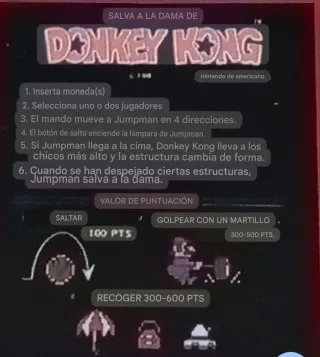 Mueble Arcade Donkey Kong 23 de ancho x 25 de alto