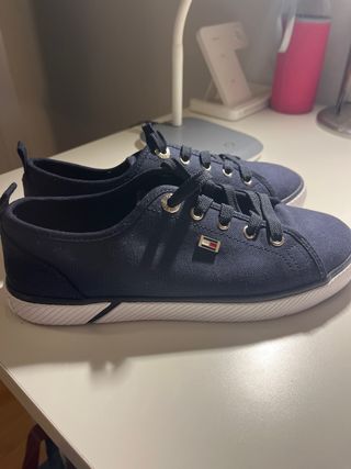 Tenis Tommy Hilfiger Azul Talla 36