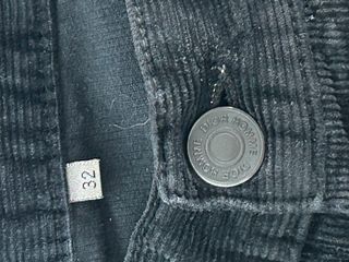 Pantalón Dior pana hombre negro