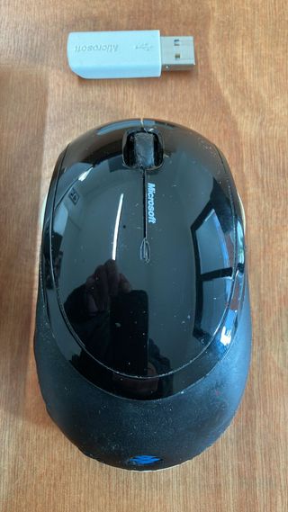 Teclado y Ratón Inalámbrico Microsoft Negro