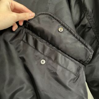 Black Oversized Bomber Jacket Pull&Bear s. 34 Xs