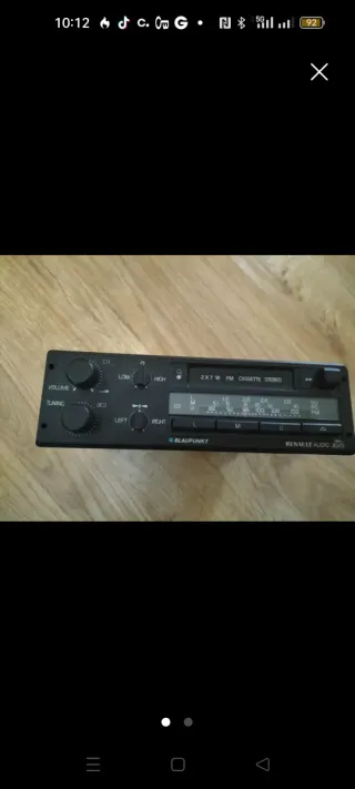 Radio cassette Blaupunkt Audio 3020 de Renault