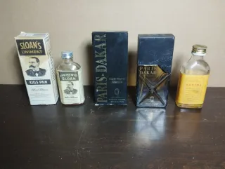 Lote 5 Botellas Farmacia y perfume Antiguas