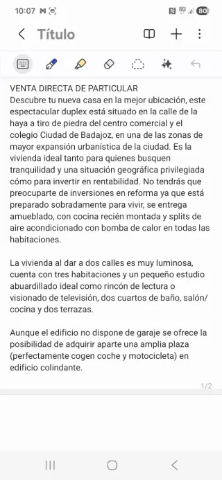 Piso en venta Maria auxiliadora/barriada de llera.