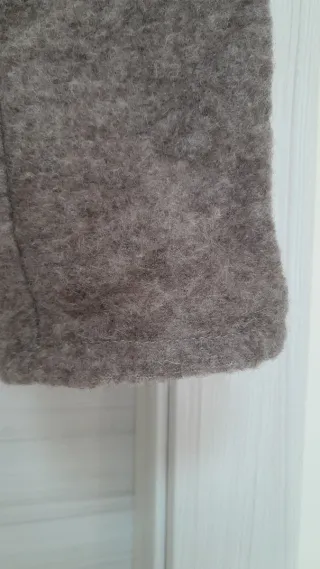 Giacca in pura lana marrone/grigio