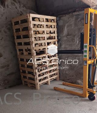 Transpaleta Apilador Elevador de Palets Manual 700 Kg - 1600 mm - 65341 - Mader