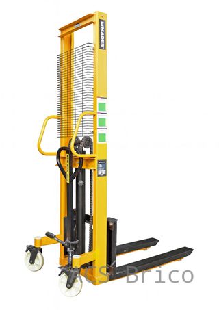 Transpaleta Apilador Elevador de Palets Manual Nylon 1000 Kg - 1600 mm - 65342 - Mader