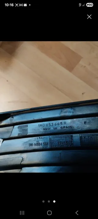 Rejilla Parachoques Seat Leon 1M