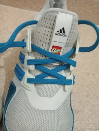 Zapatillas Adidas Blancas y Azules