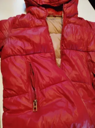 Cazadora bomber roja