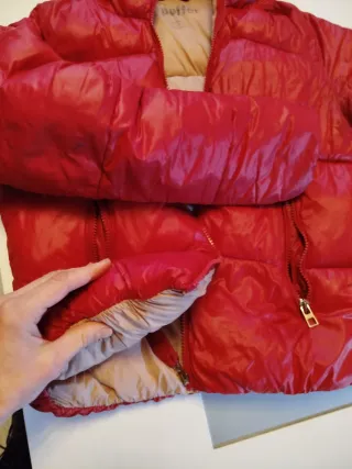 Cazadora bomber roja