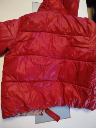 Cazadora bomber roja