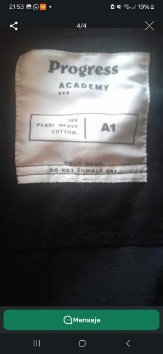 Kimono Jiu Jitsu Negro Talla Pequeña