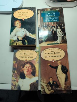 Lote 4 Libros Clásicos Penguin y Wordsworth
