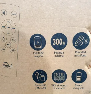 Altavoz Sytech Auralux 808 Bluetooth